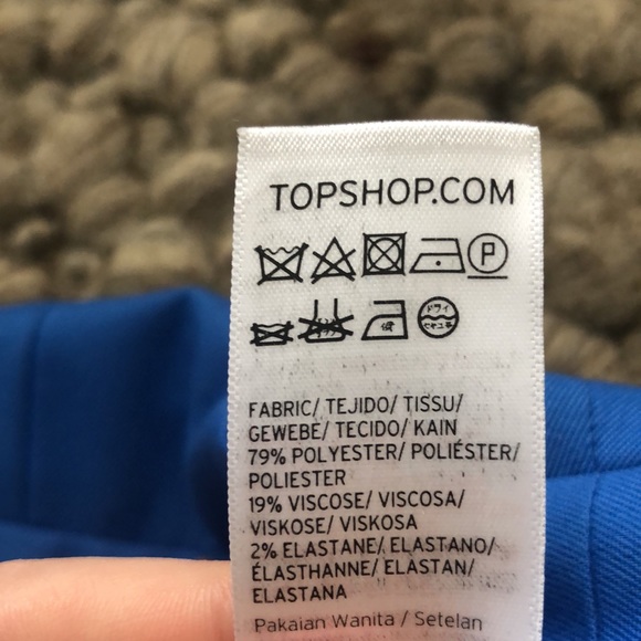 Beautiful blue women’s trousers from Topshop - Picture 6 of 7